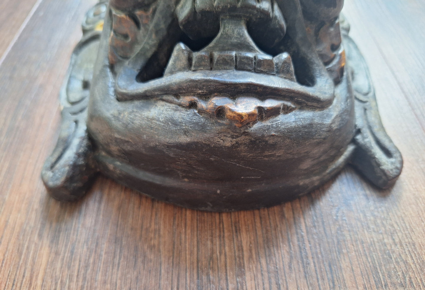 Vintage wooden Mahakala mask #12