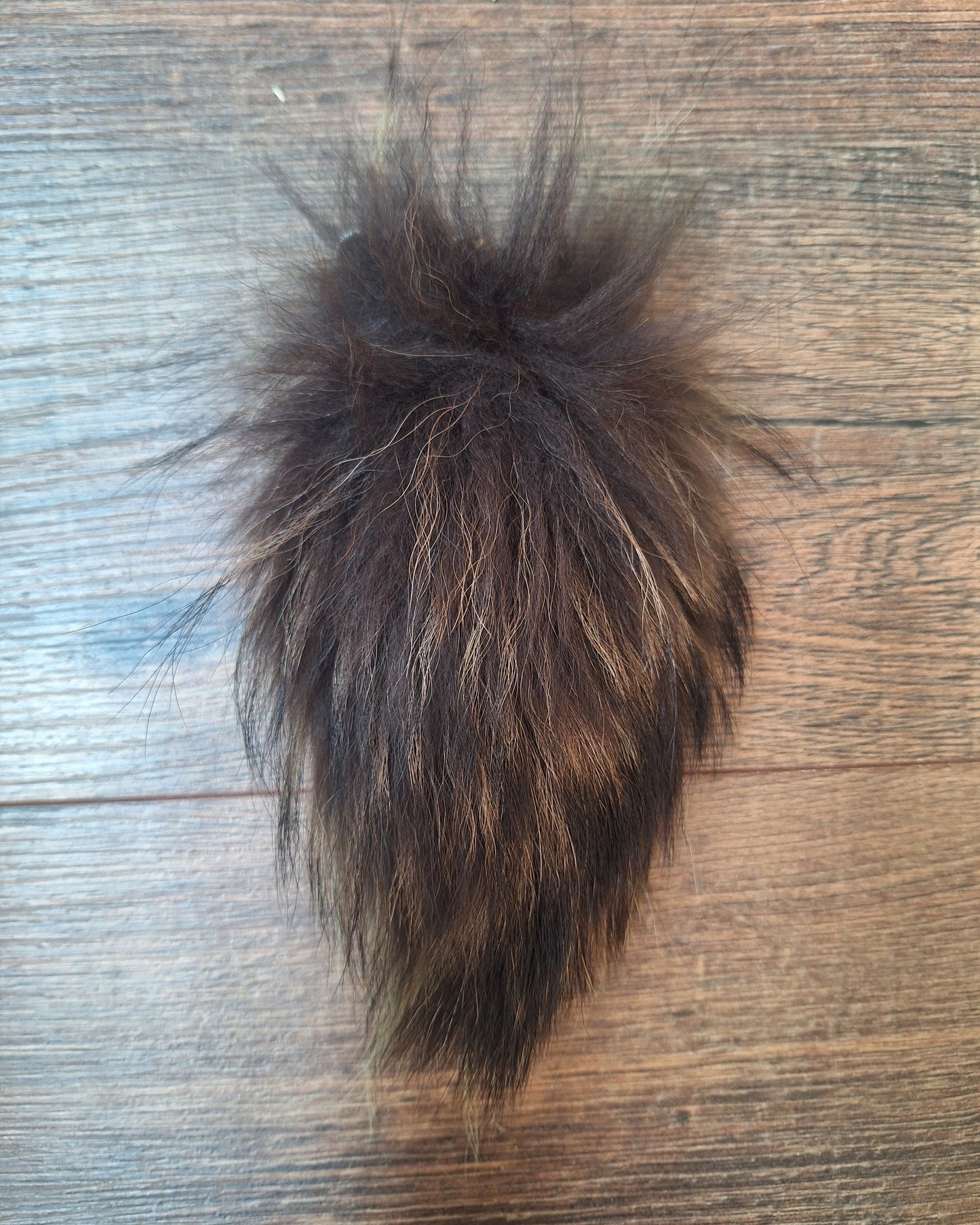 Fox tail tips keychains
