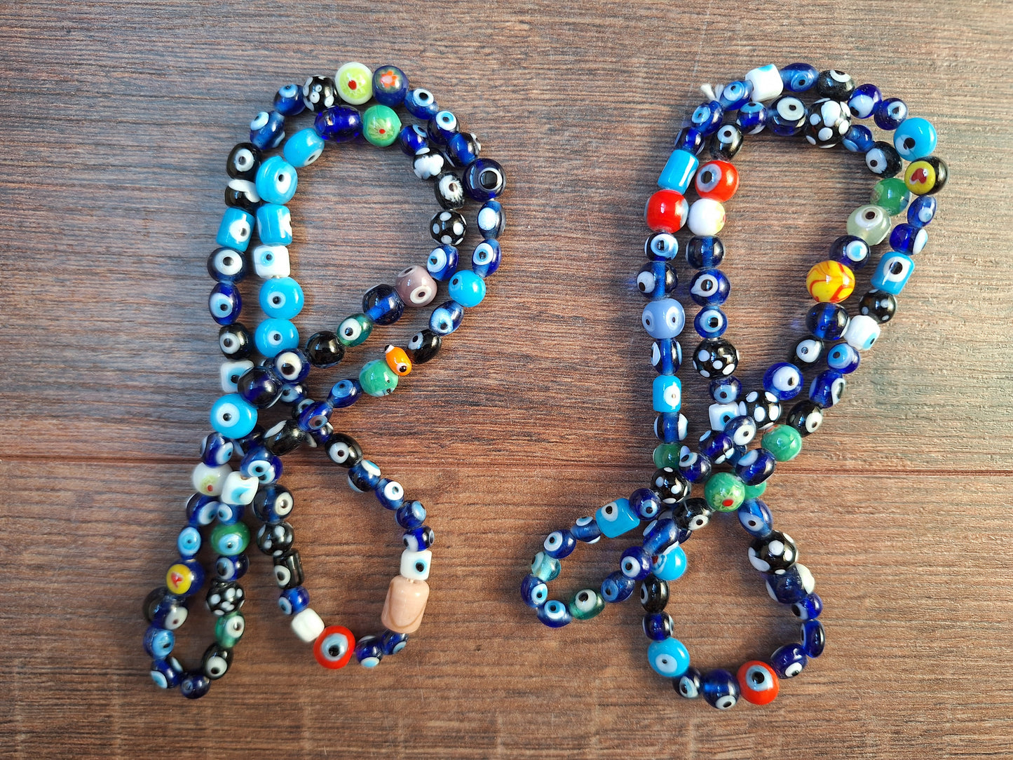 Nepalese glass beads mix strand