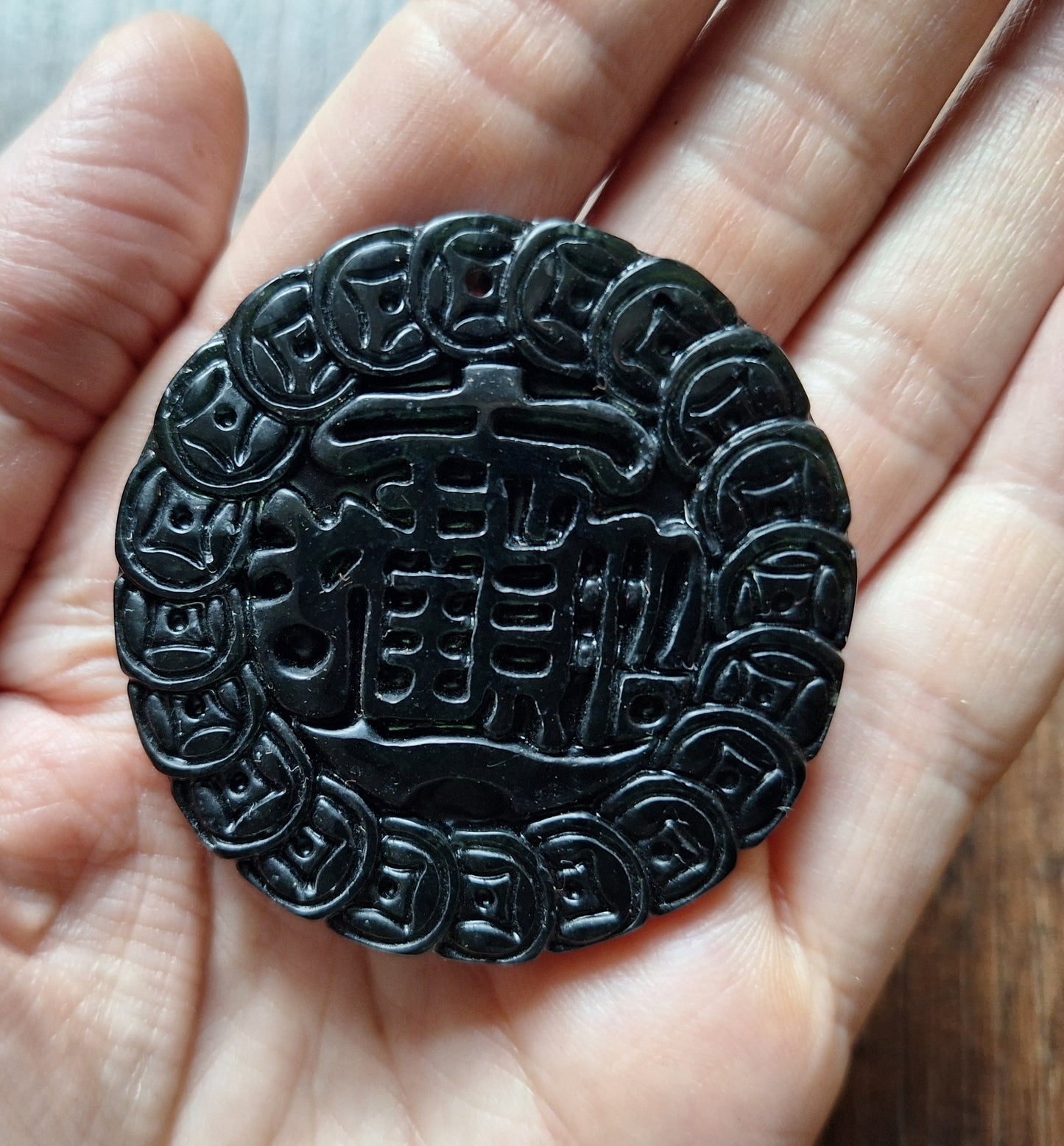 Jade pendant Wealth