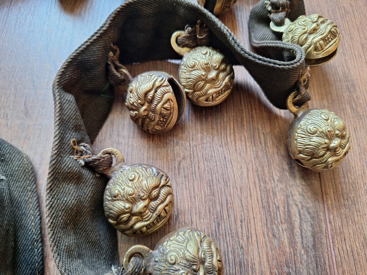 Vintage Himalayan bell strap #5