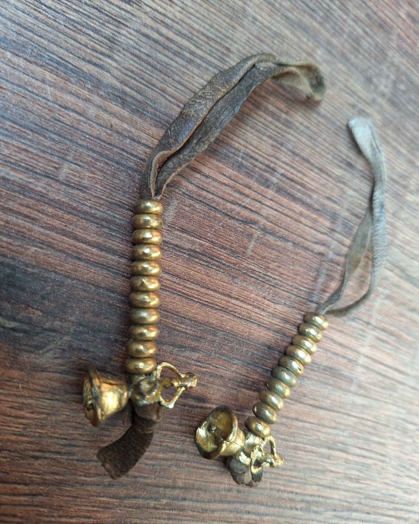 Vintage Tibetan mala counters, set of 2