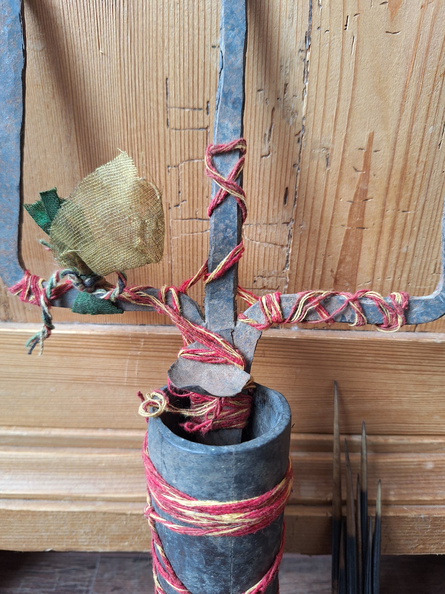 Old Nepalese shamanic trident set #1