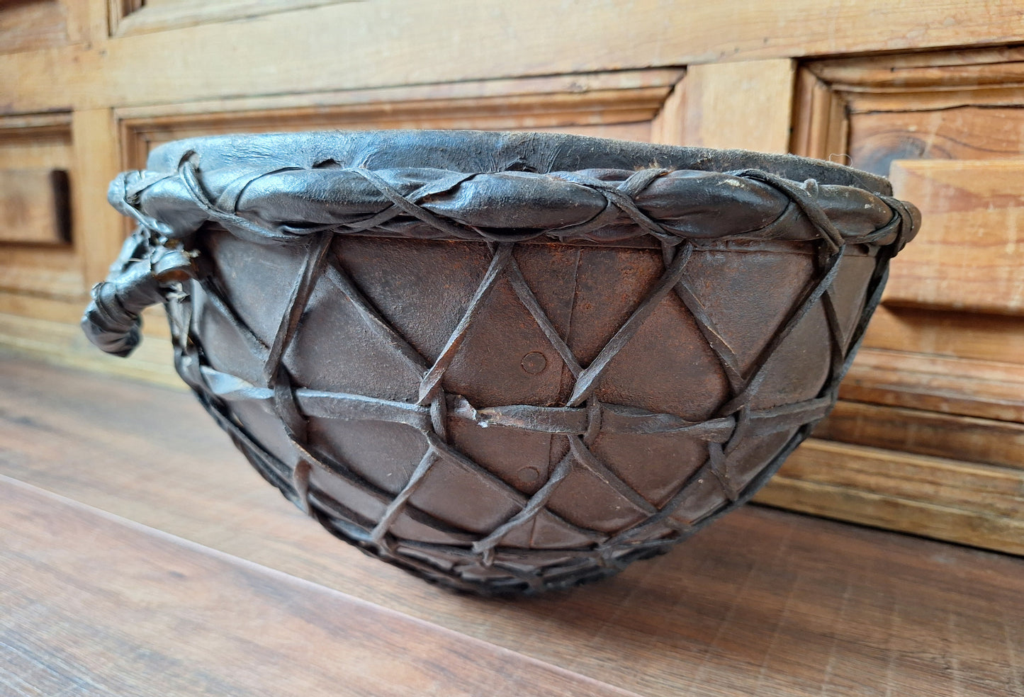 Old African traditional coptic church drum