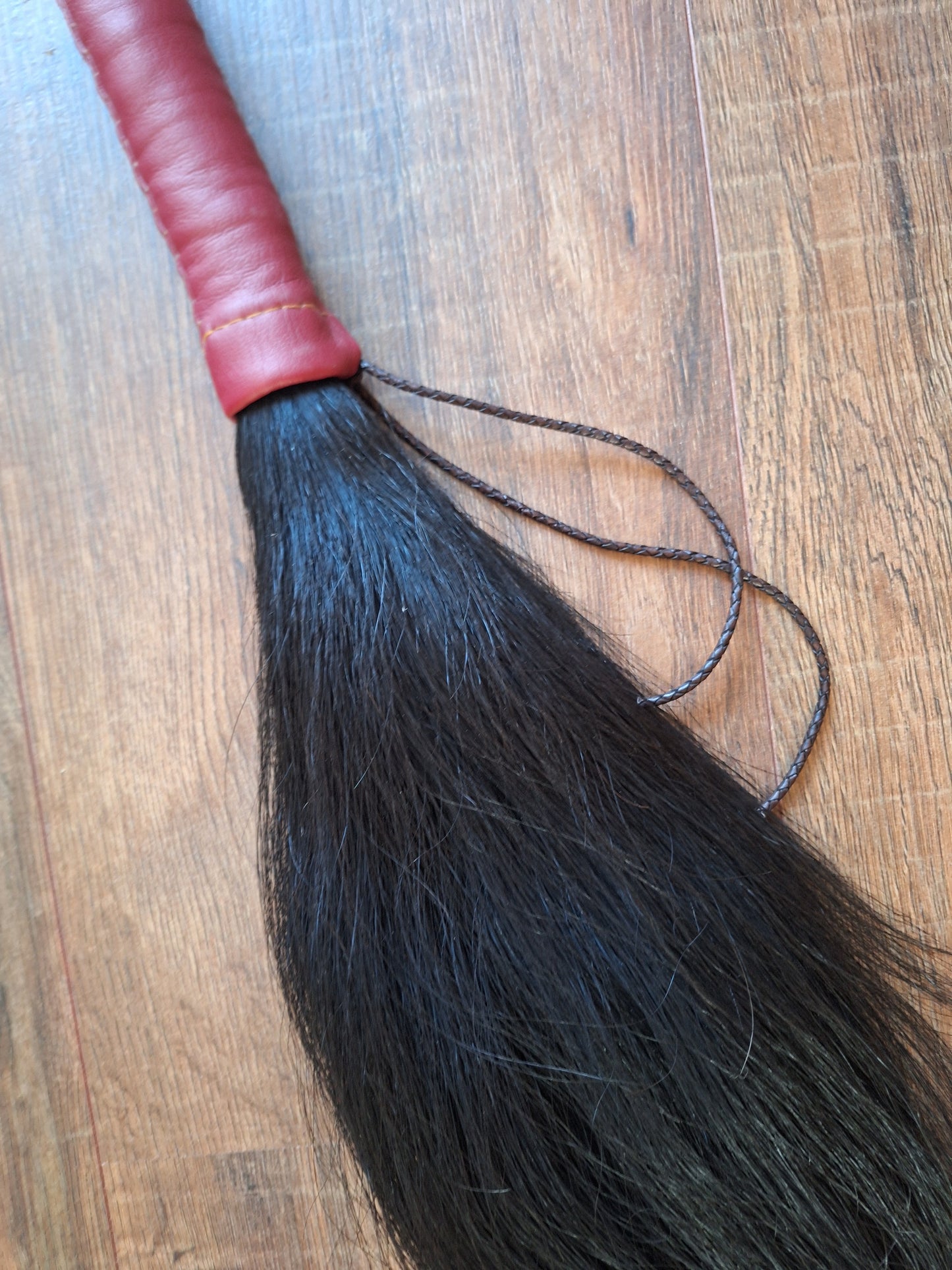 Horse tail shamanic whip