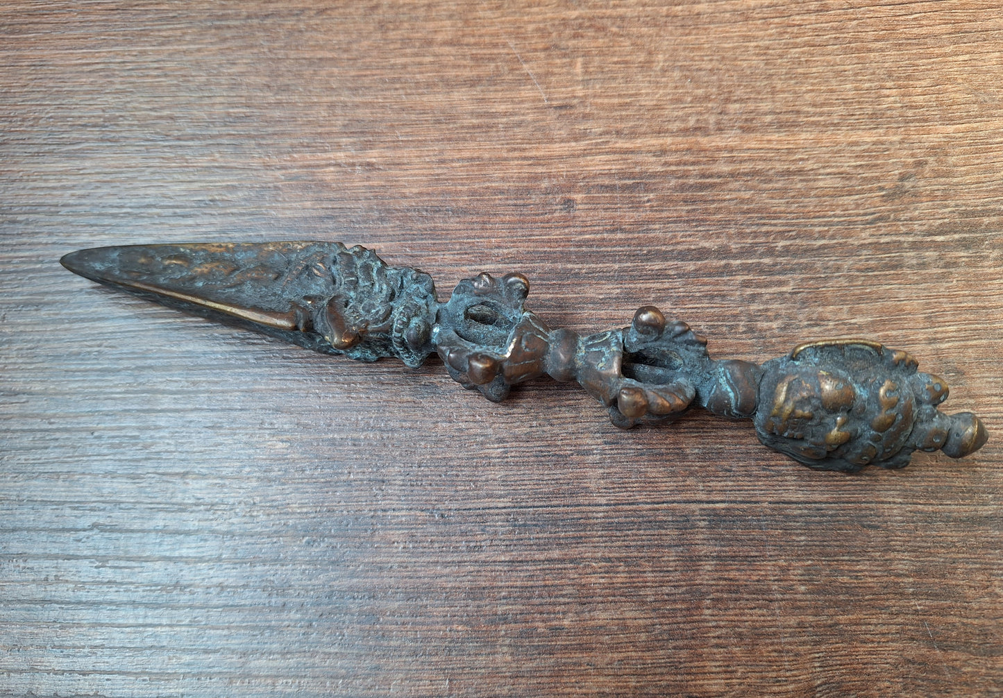 Antique bronze phurba #10