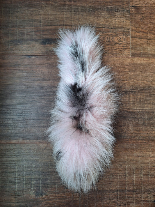Painted polar fox tail