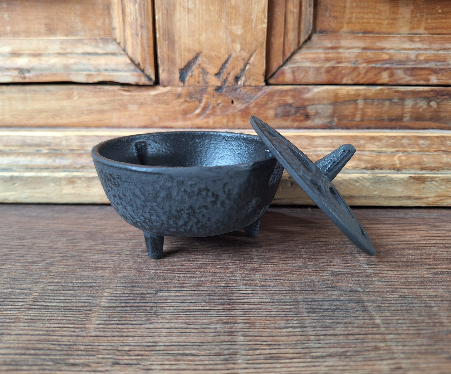 Cast iron incense burner