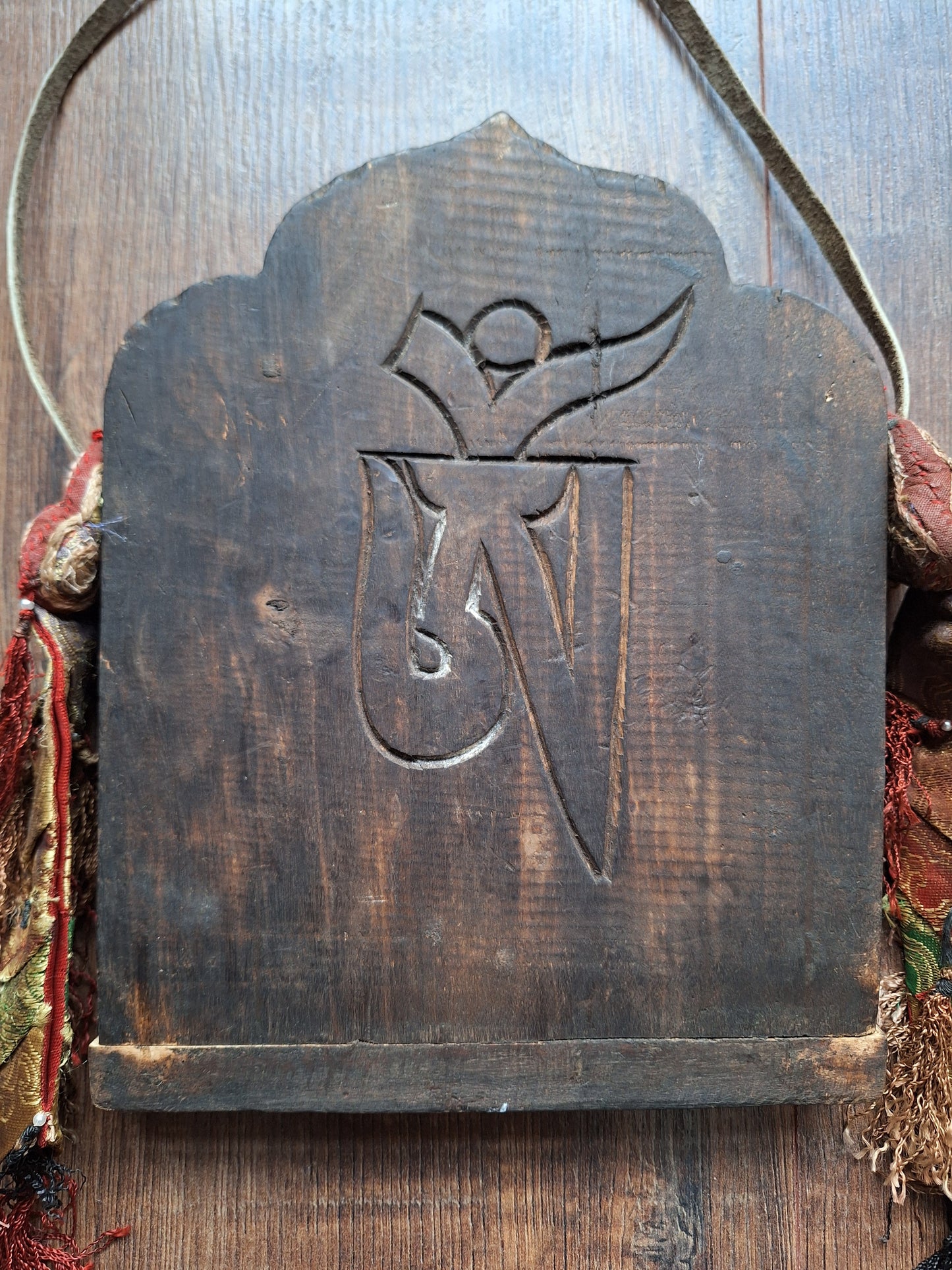 Vintage wooden wallhanger Garuda