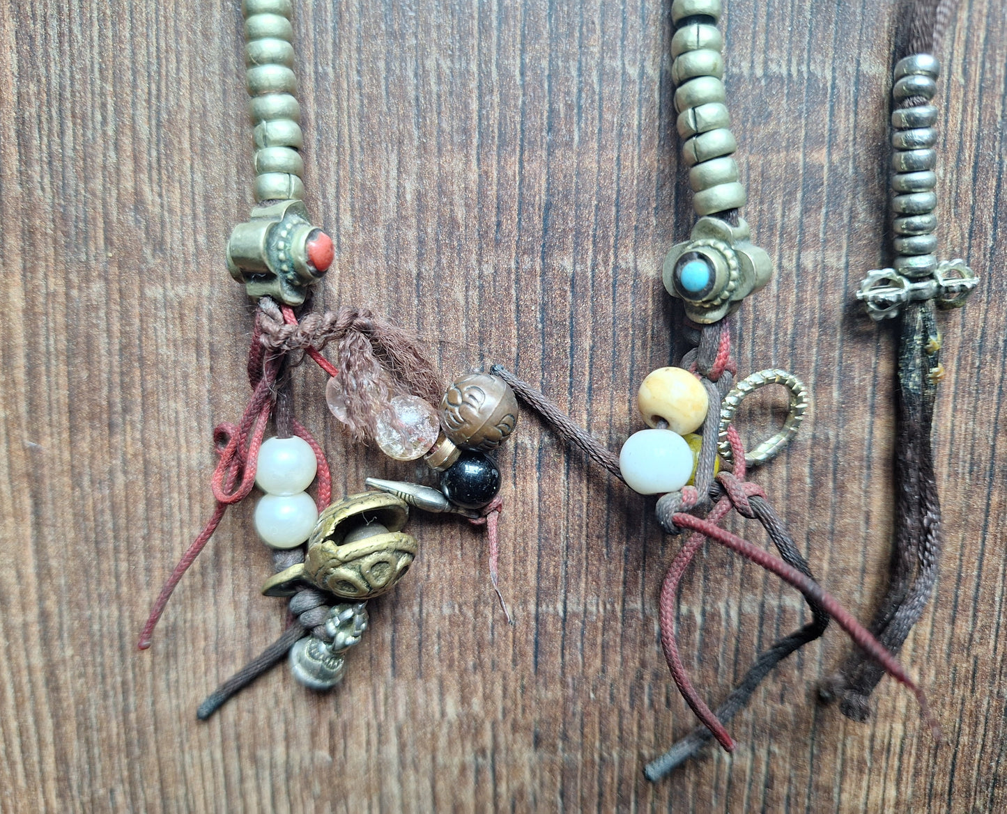 Vintage mala counters, crafting set