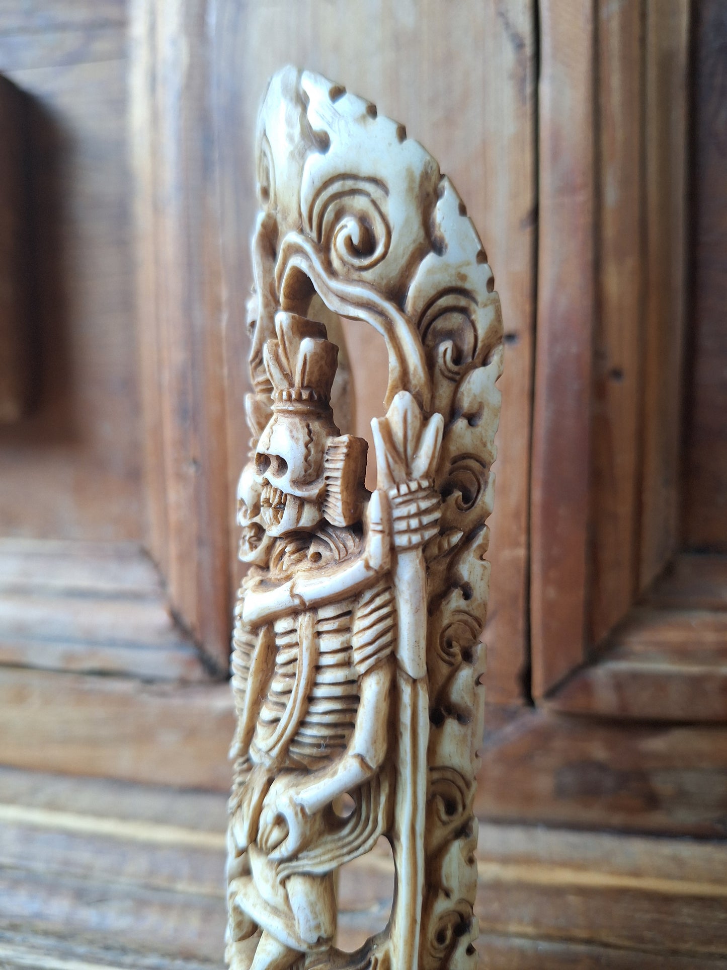 Bone carving Citipati