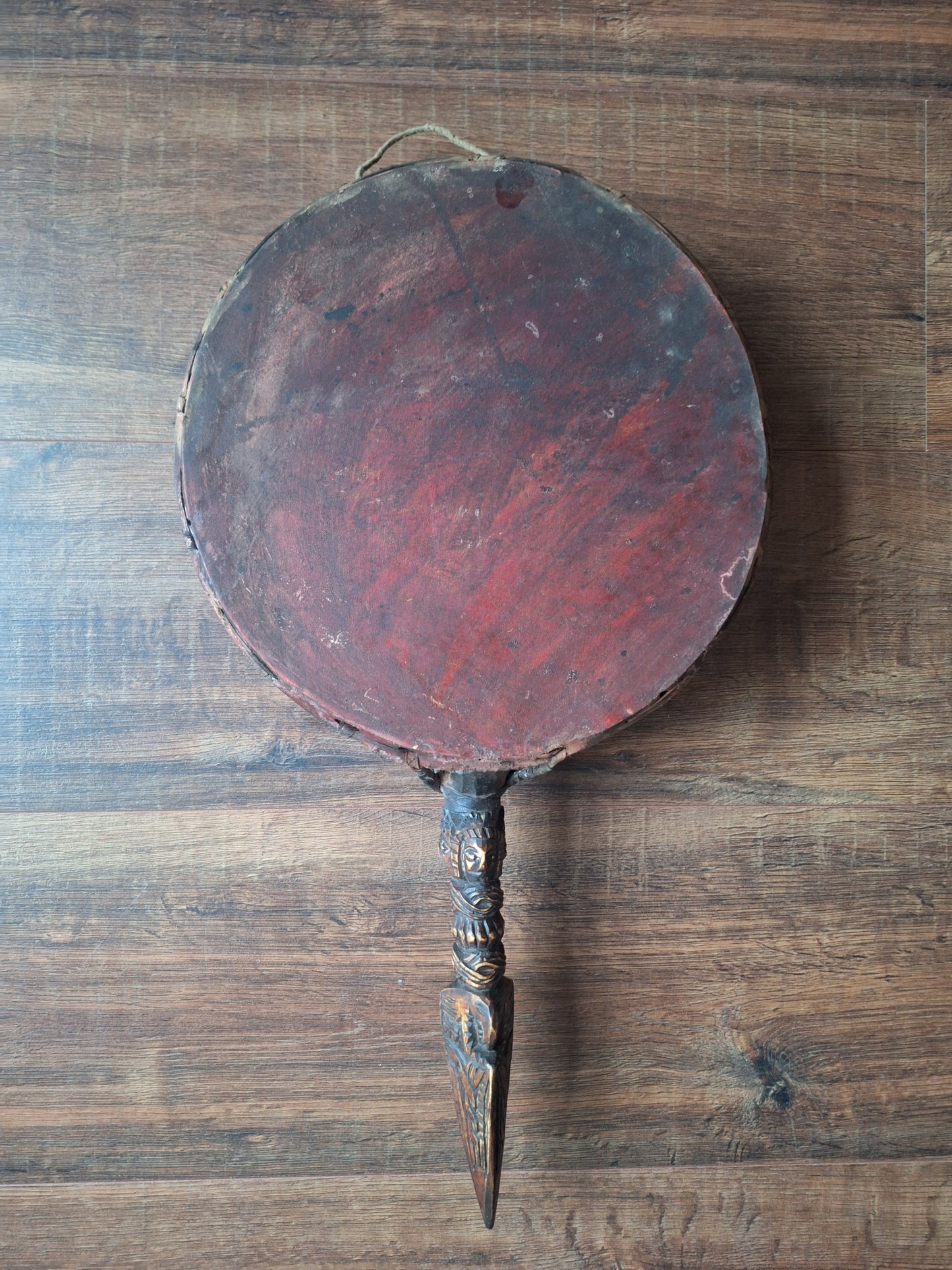 Old Nepalese dhyangro drum #13