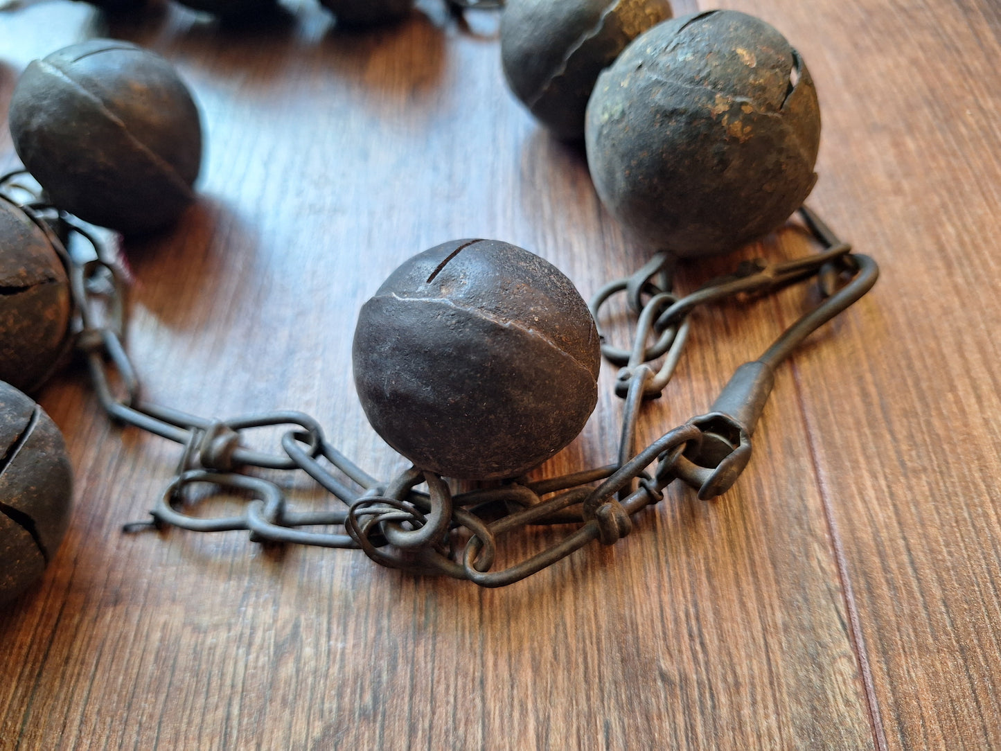 Old Nepalese shamanic bell chain #3