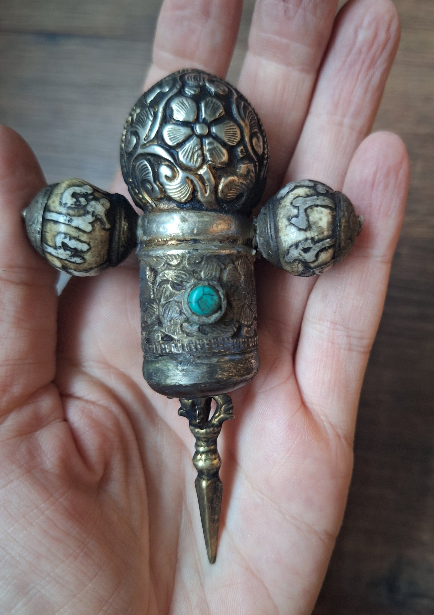 Vintage Nepalese handmade ritual object