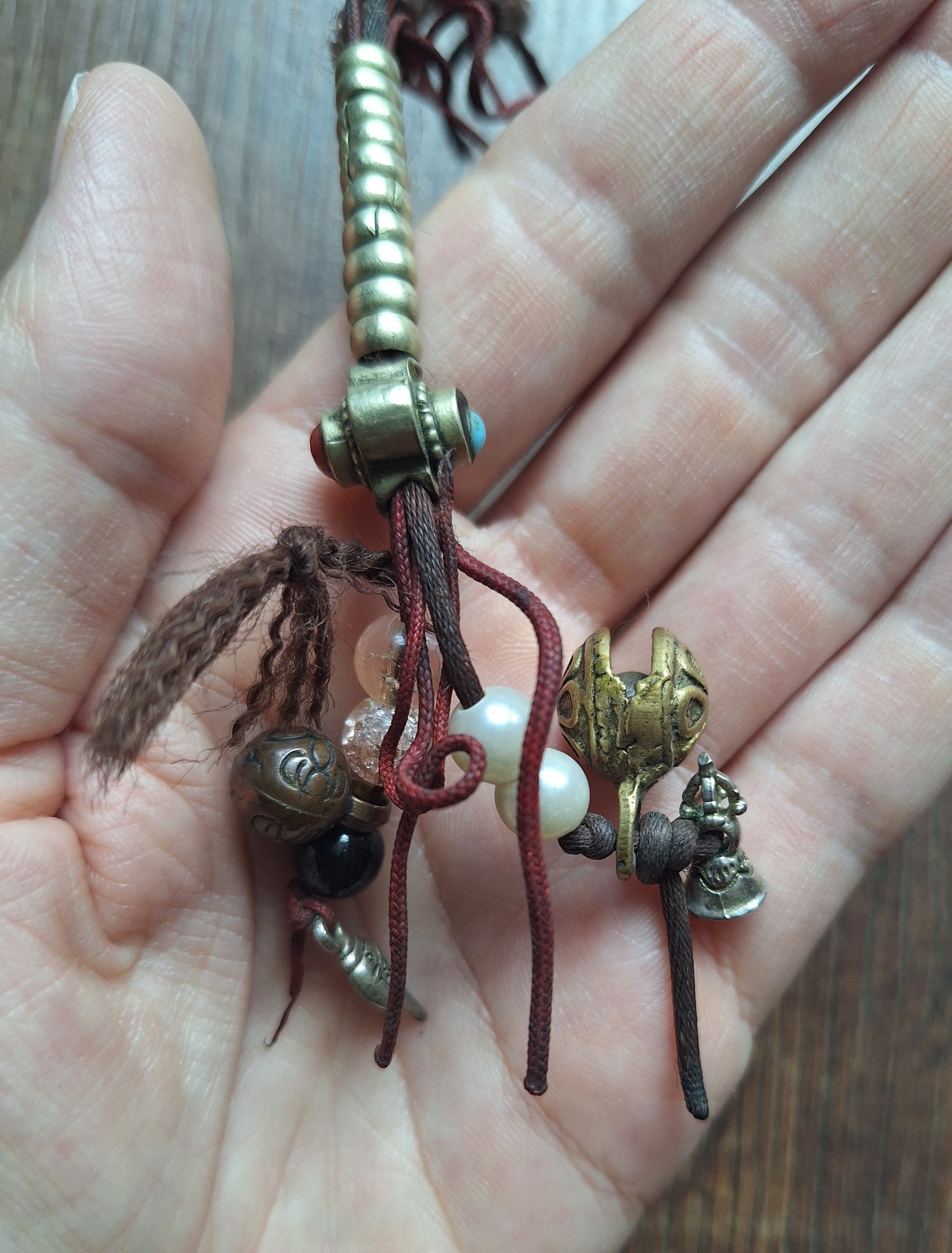 Vintage mala counters, crafting set