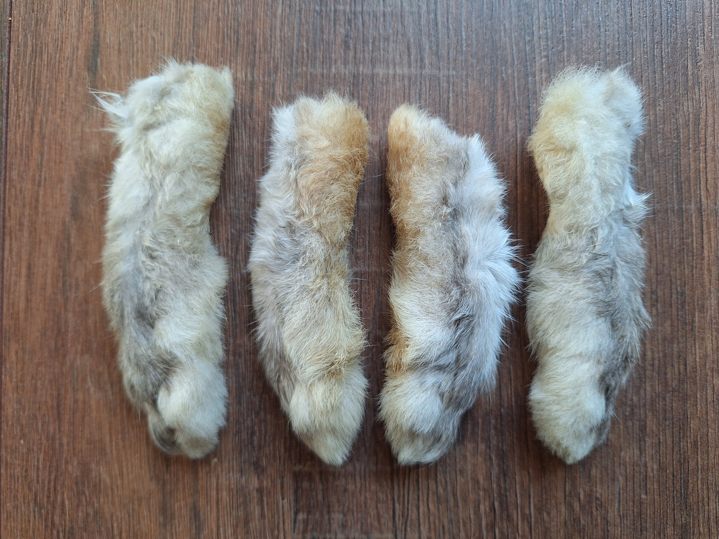 Rabbit paws, set of 4