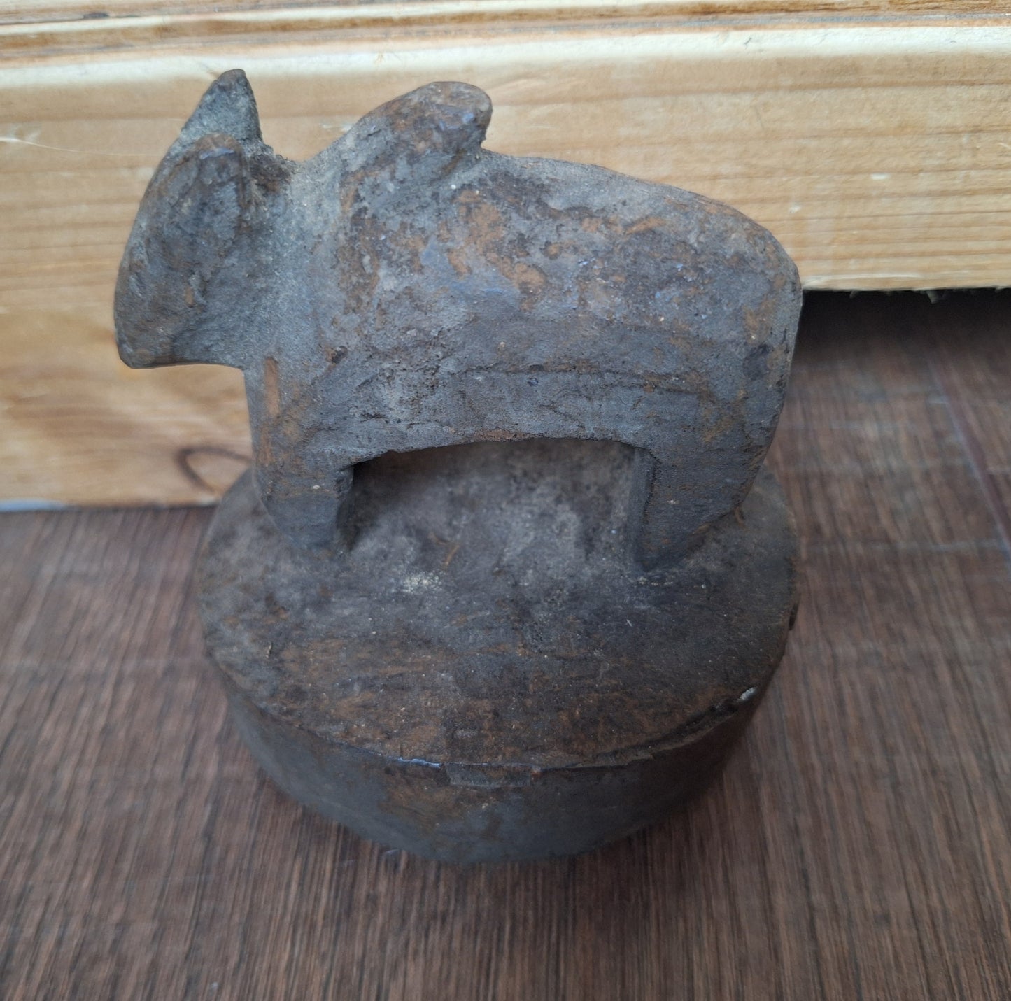 Antique Nepalese butter jar lid