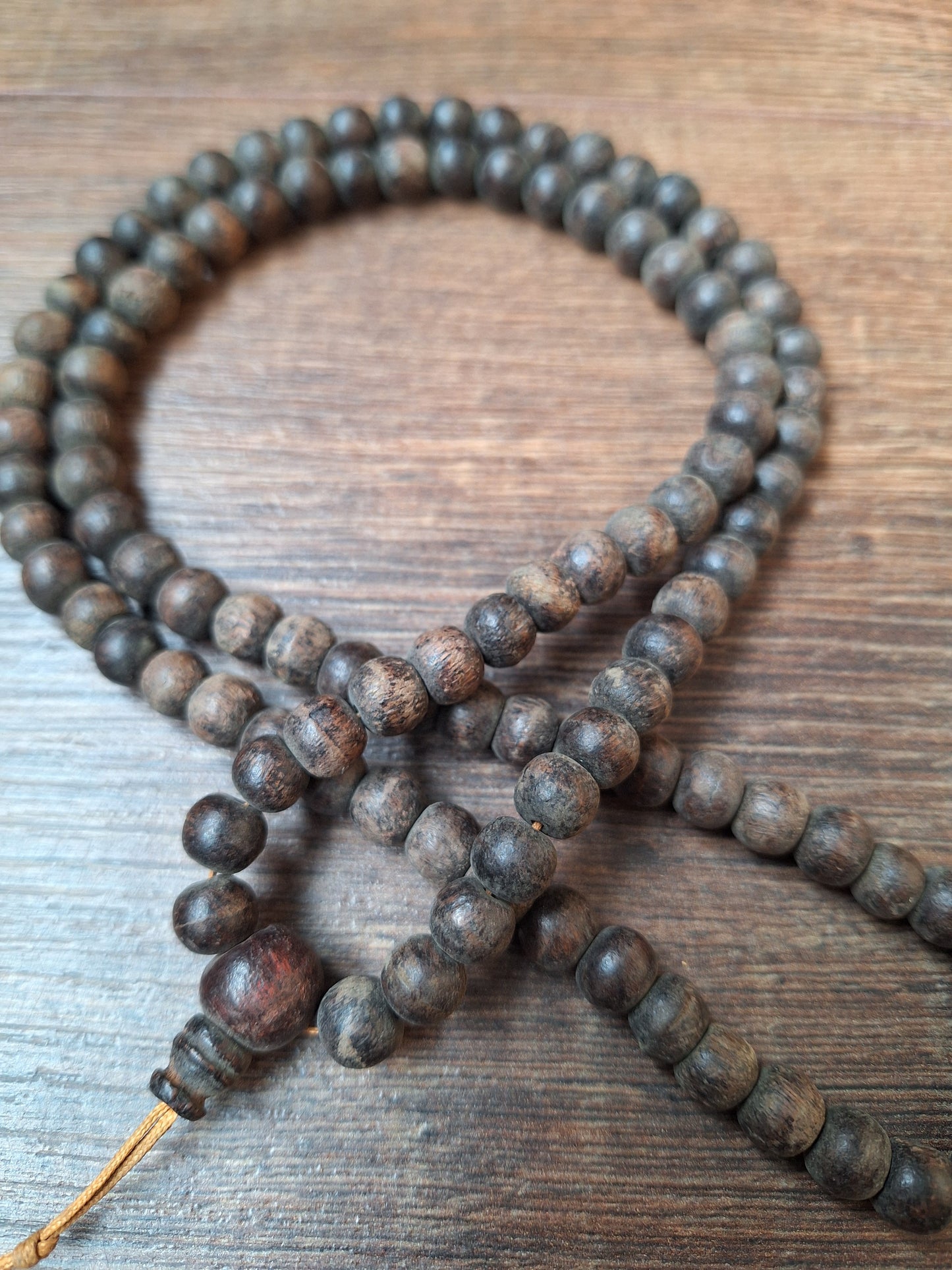 Vintage wooden mala