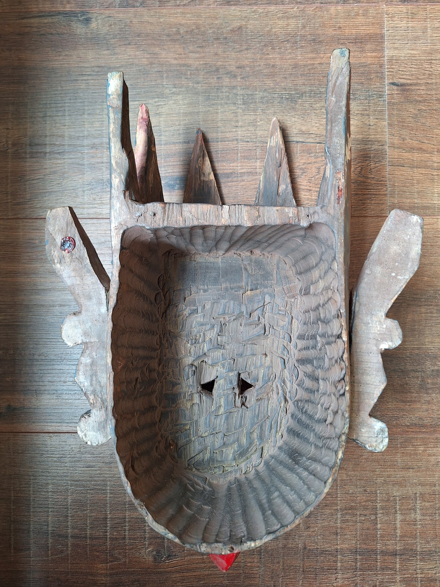 Vintage wooden Kali mask