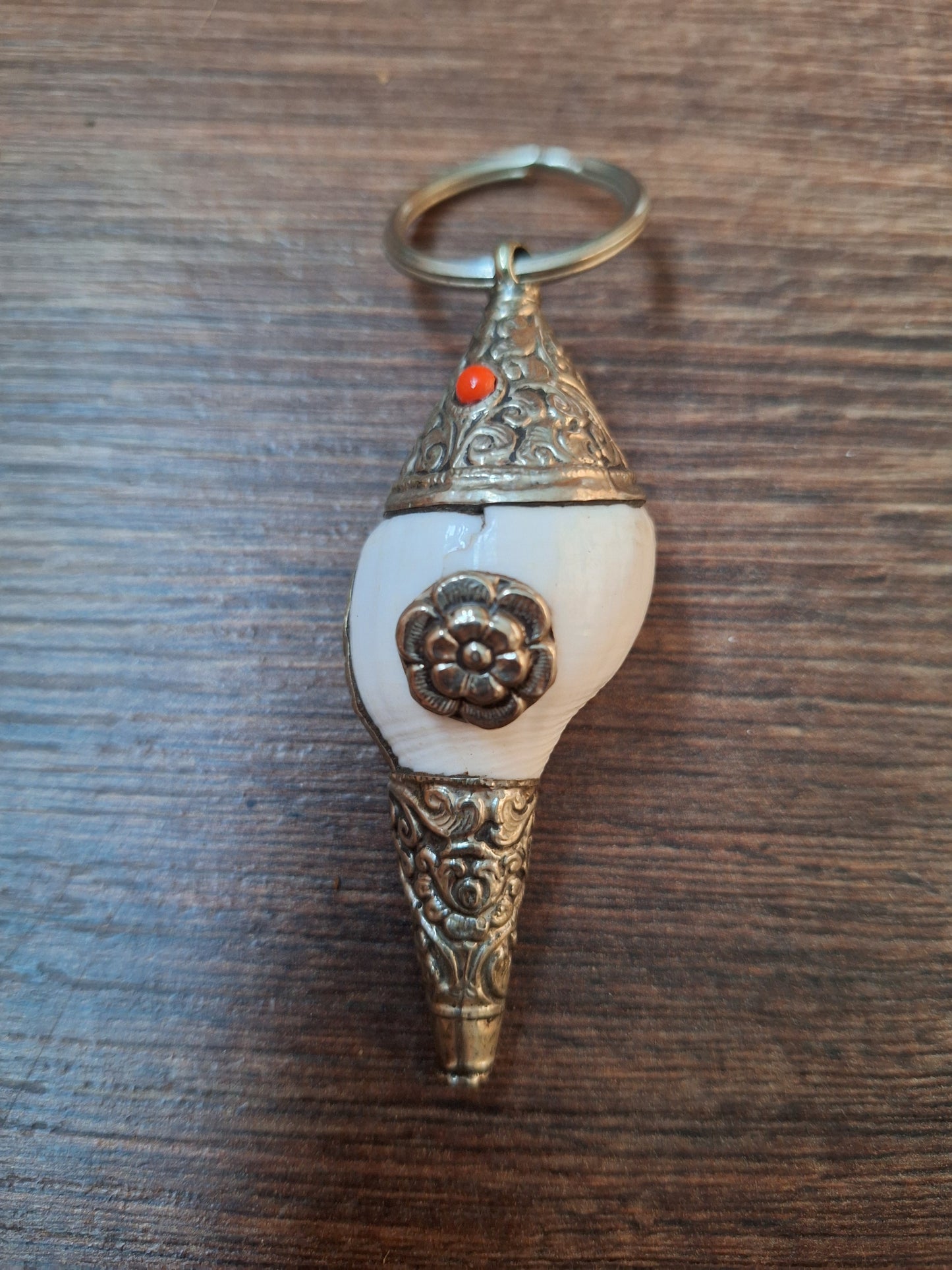 Conch shell keychains