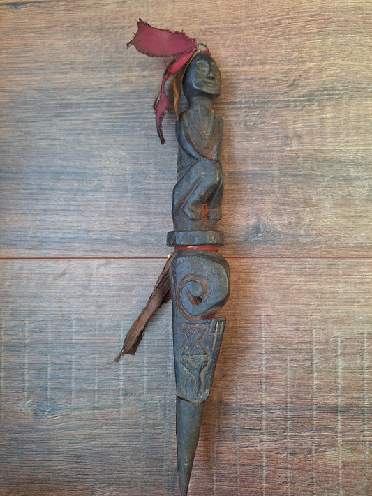 Antique wooden phurba #52