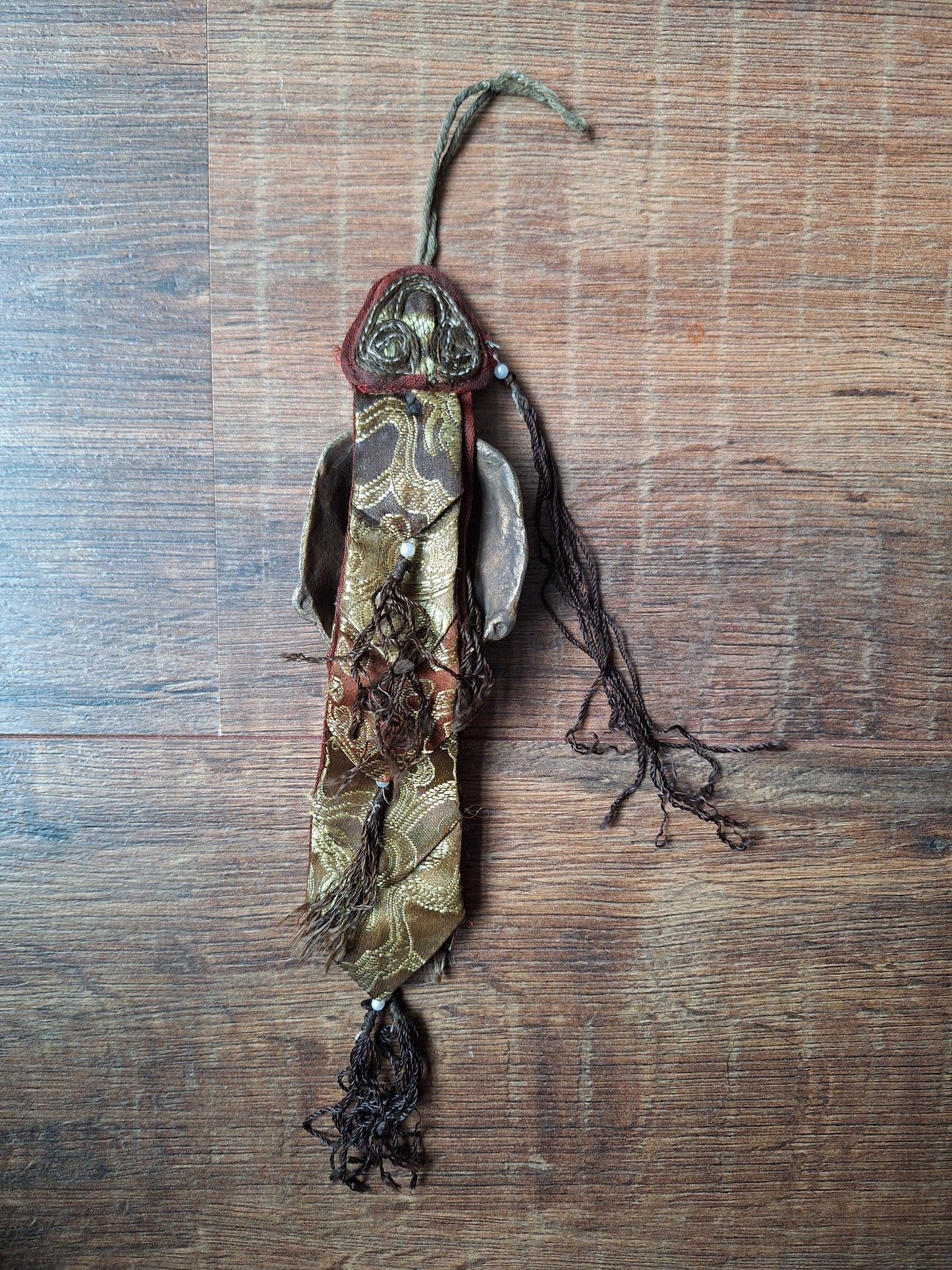Vintage Tibetan amulet wallhanger Mahakala