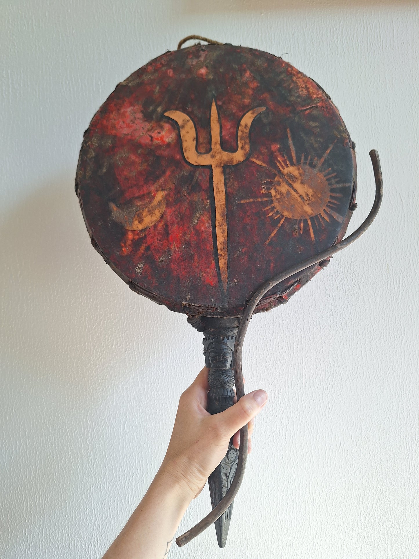 Old Nepalese dhyangro drum #10
