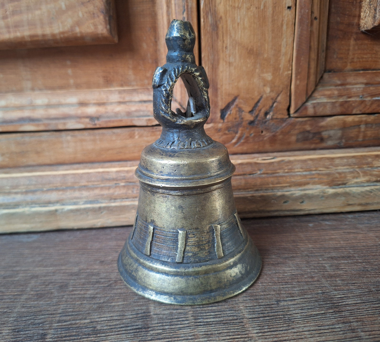 Old Nepalese temple bell