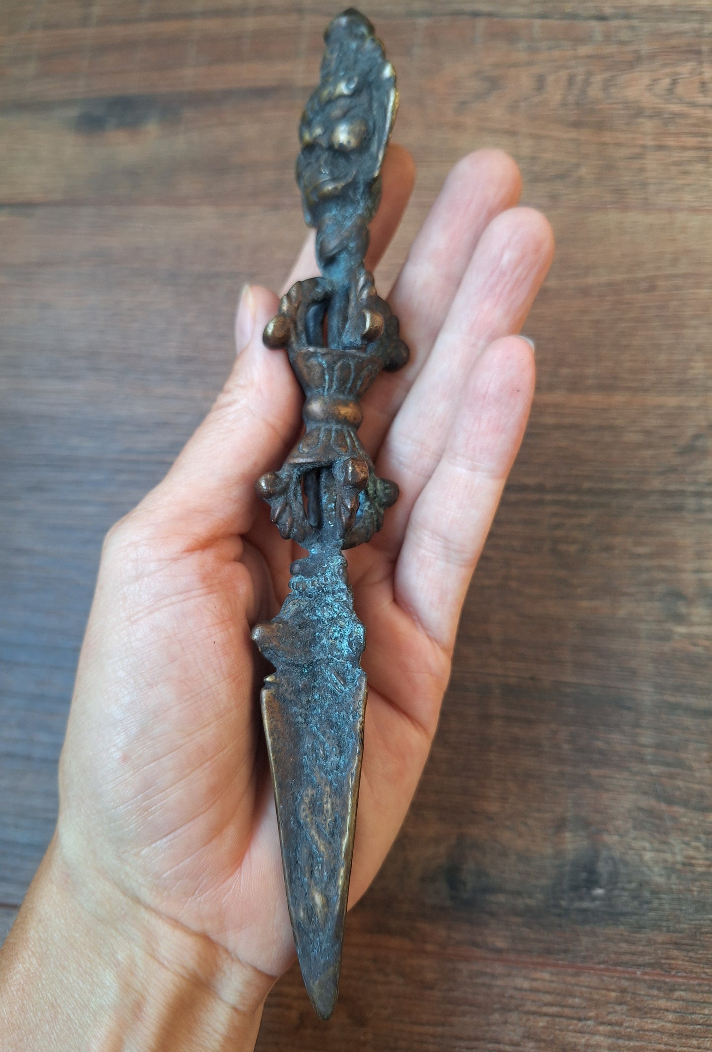 Antique bronze phurba #10