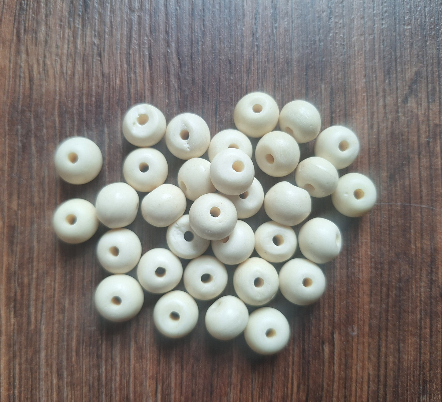 Vintage yak bone beads, set of 20