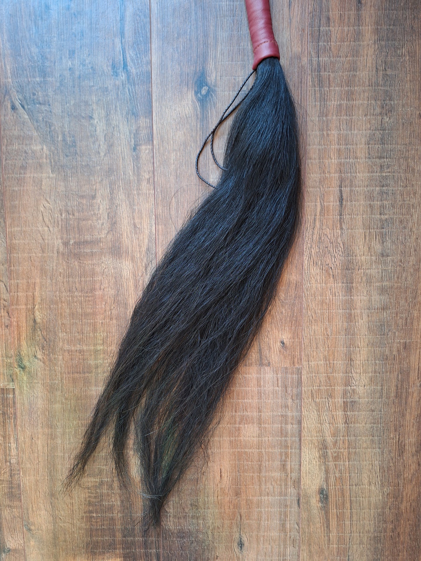 Horse tail shamanic whip