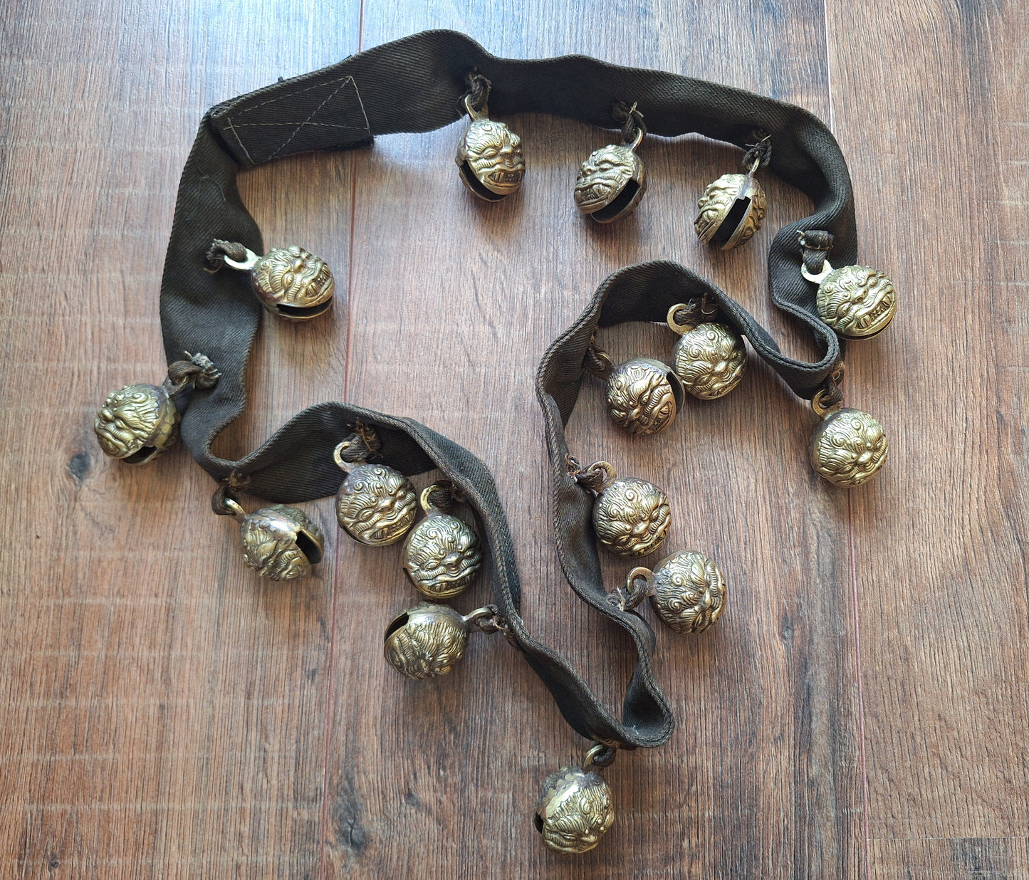 Vintage Himalayan bell strap #5