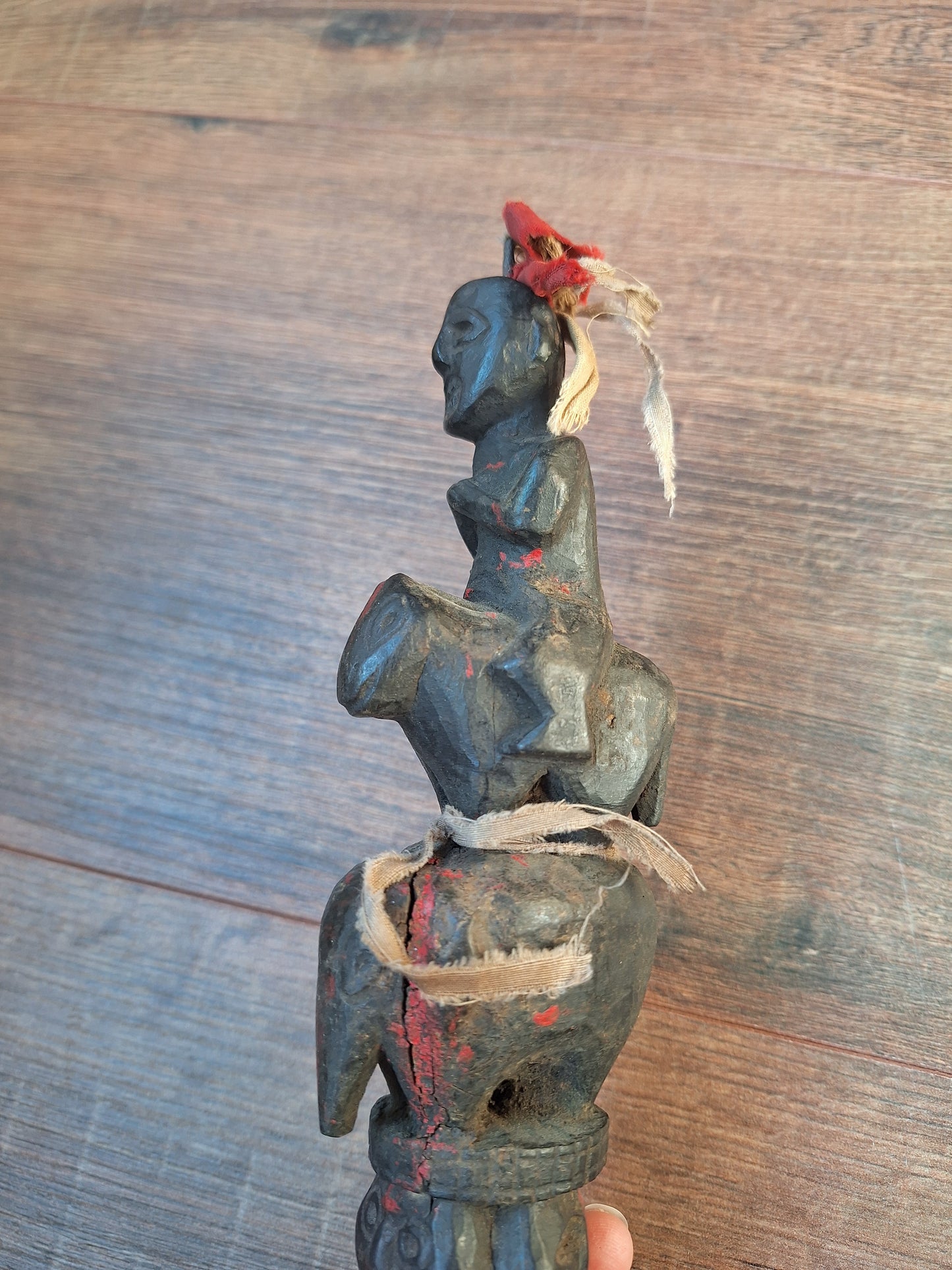 Antique wooden phurba #56