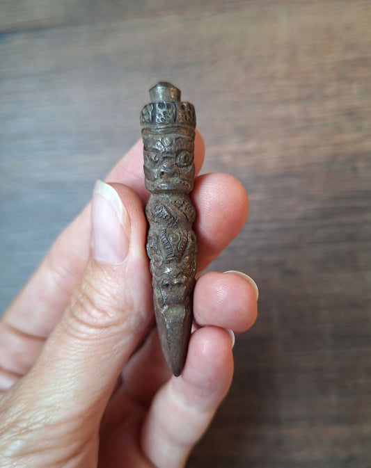 Old small iron phurba