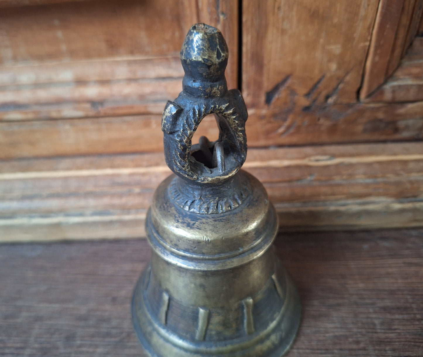 Old Nepalese temple bell
