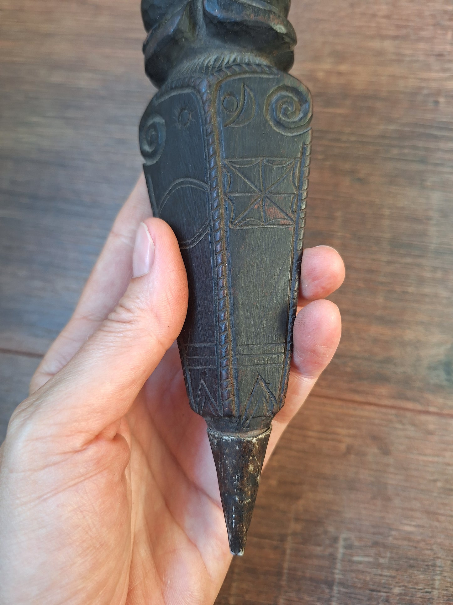 Old wooden phurba #53