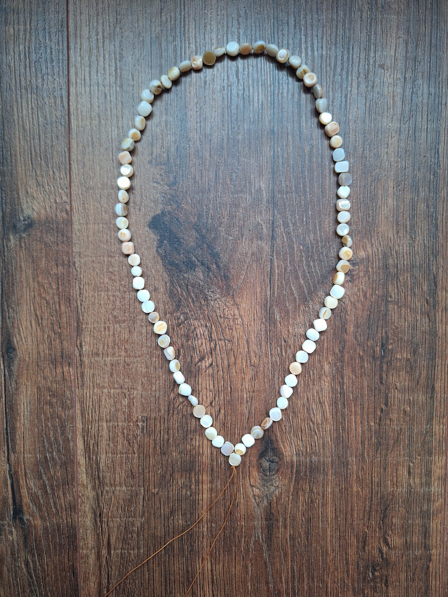 Amulet cord Mother of Pearl