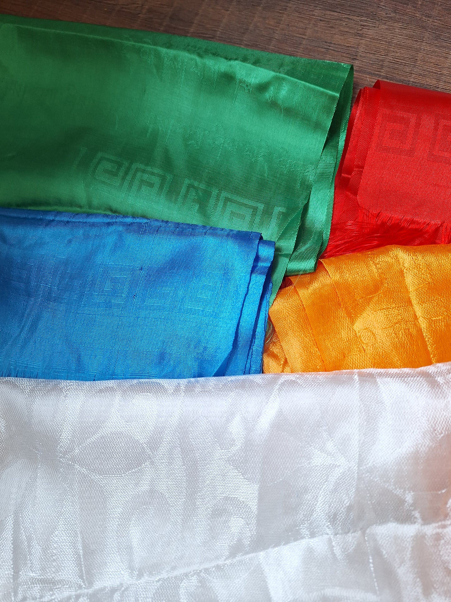 Khadak offering scarves, set of 5