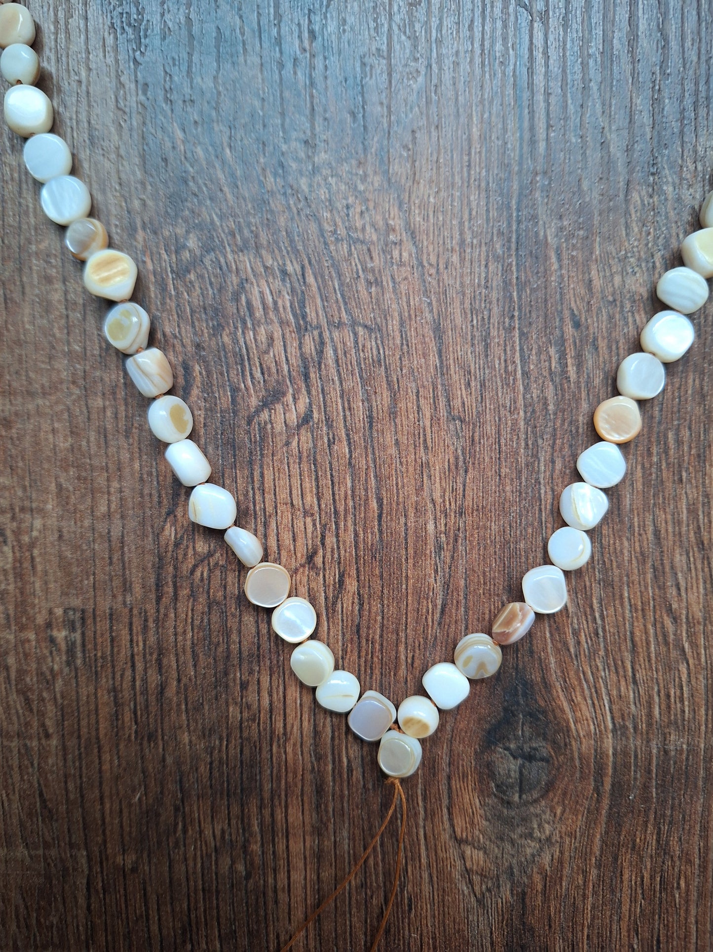 Amulet cord Mother of Pearl