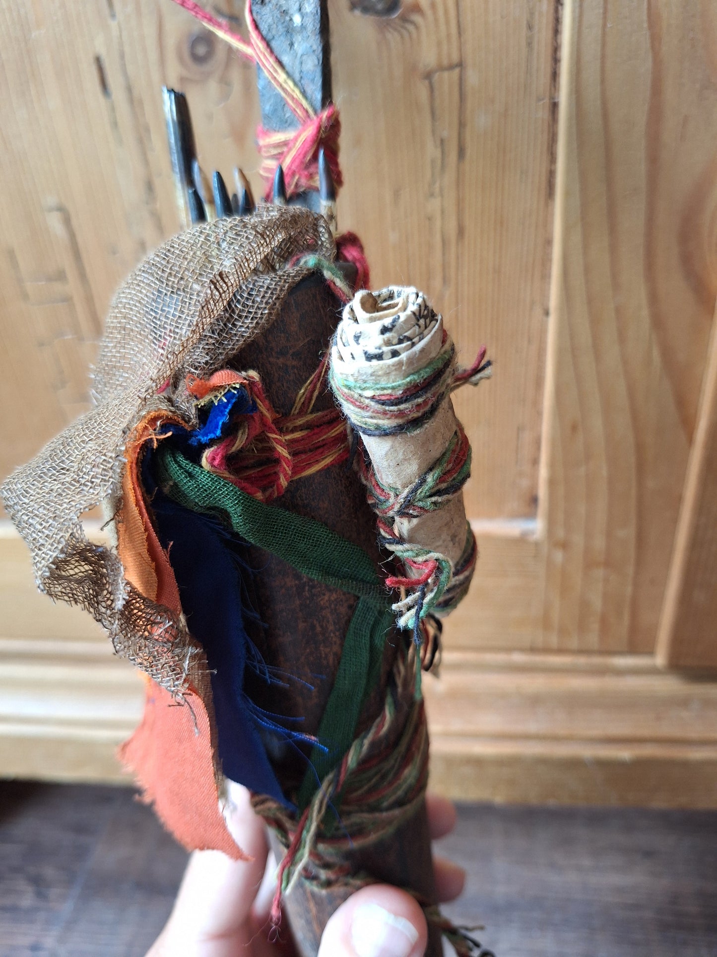 Old Nepalese shamanic trident set #3