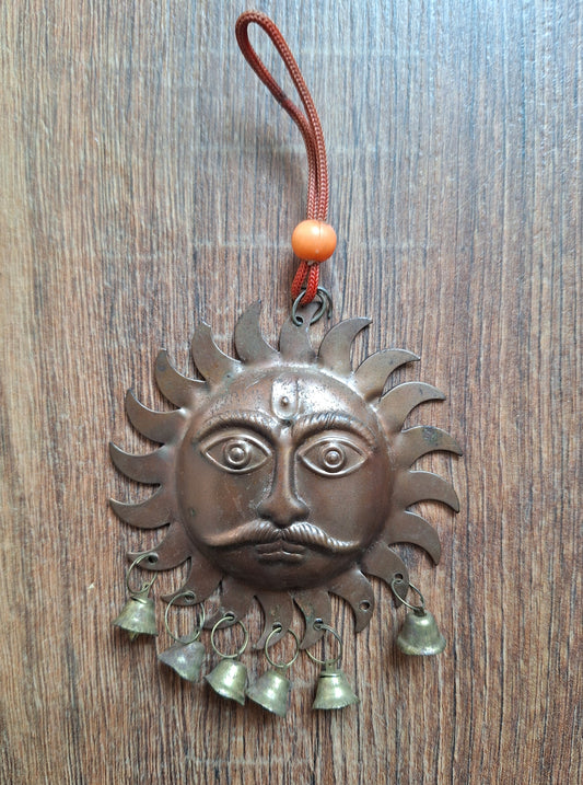 Vintage red copper pendant Surya #2