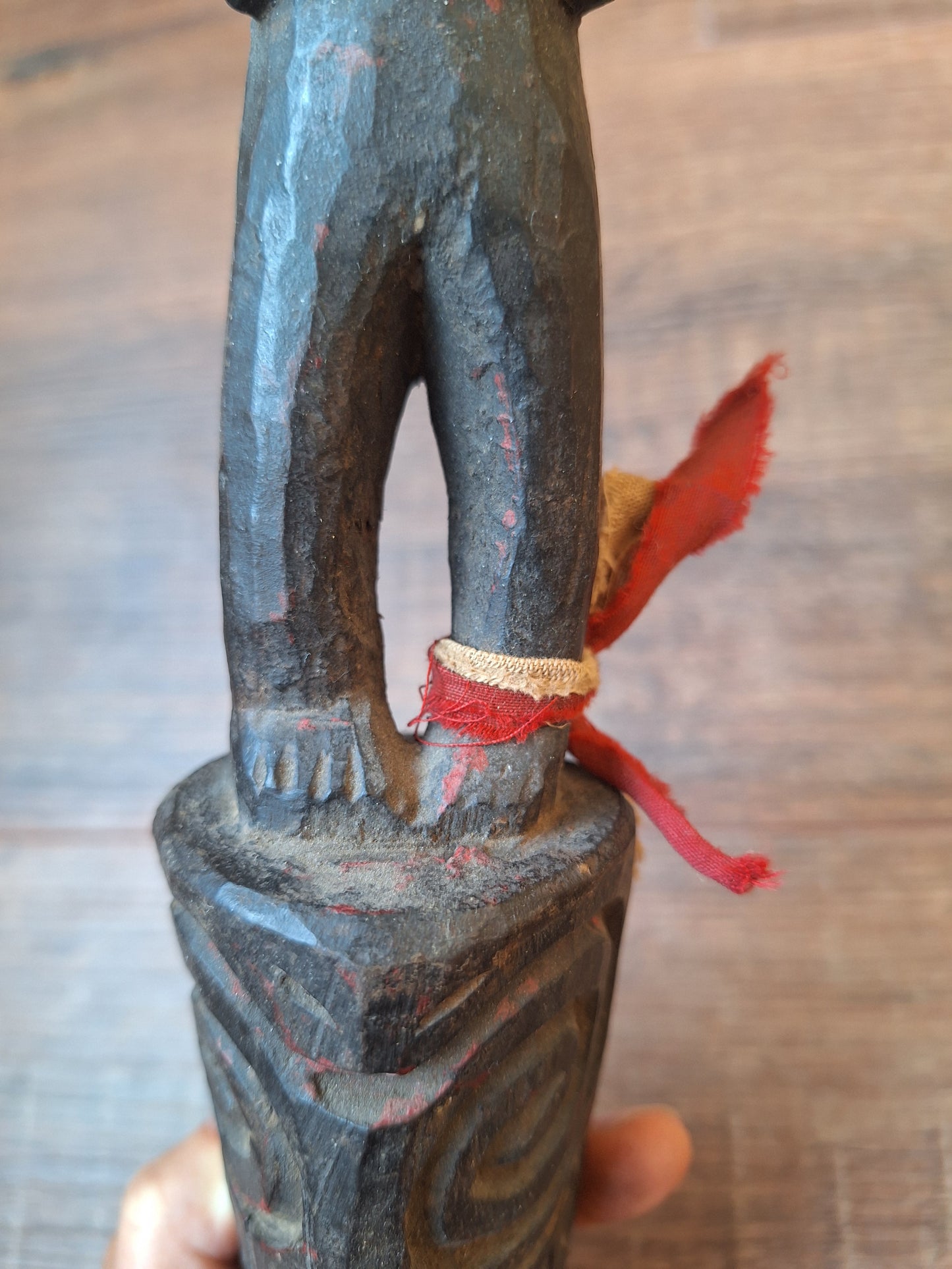 Antique wooden phurba #50