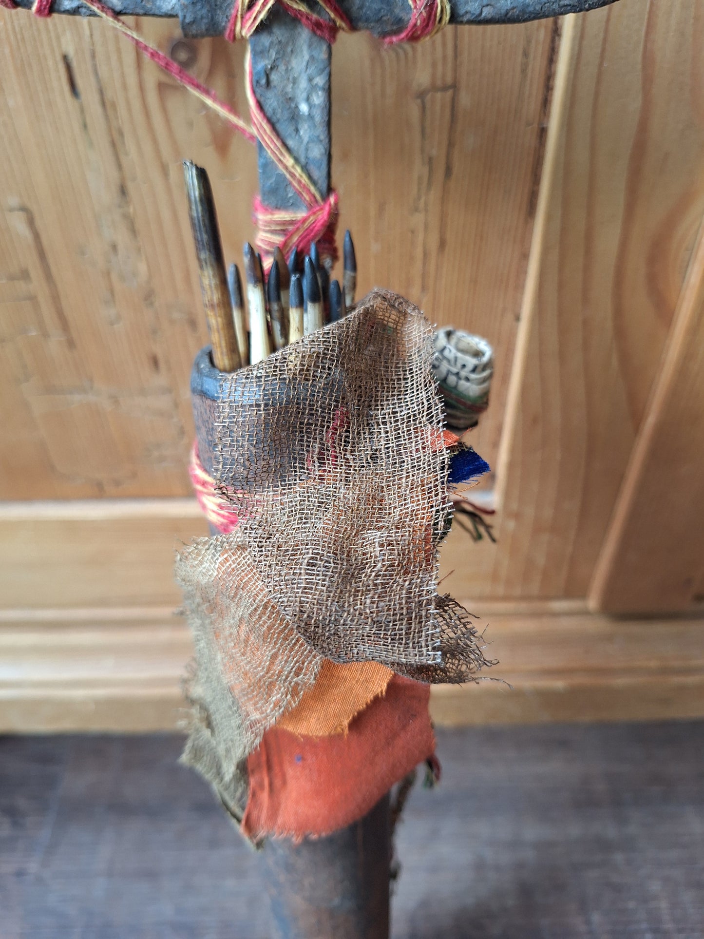 Old Nepalese shamanic trident set #3