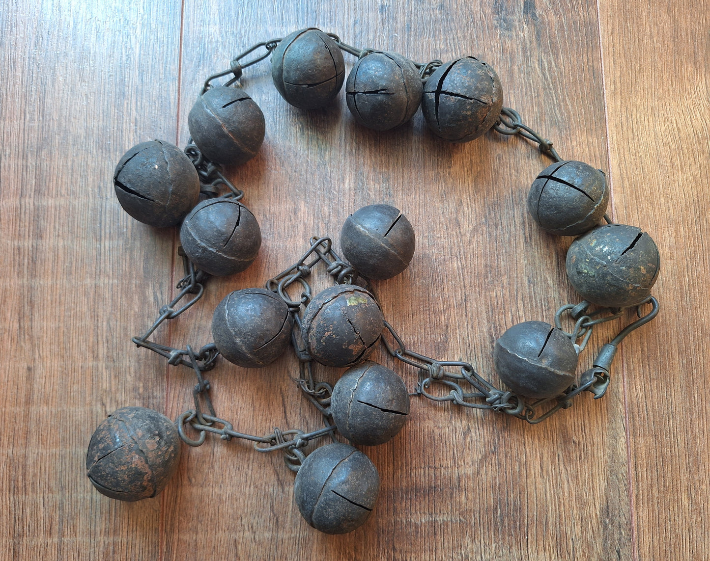 Old Nepalese shamanic bell chain #3