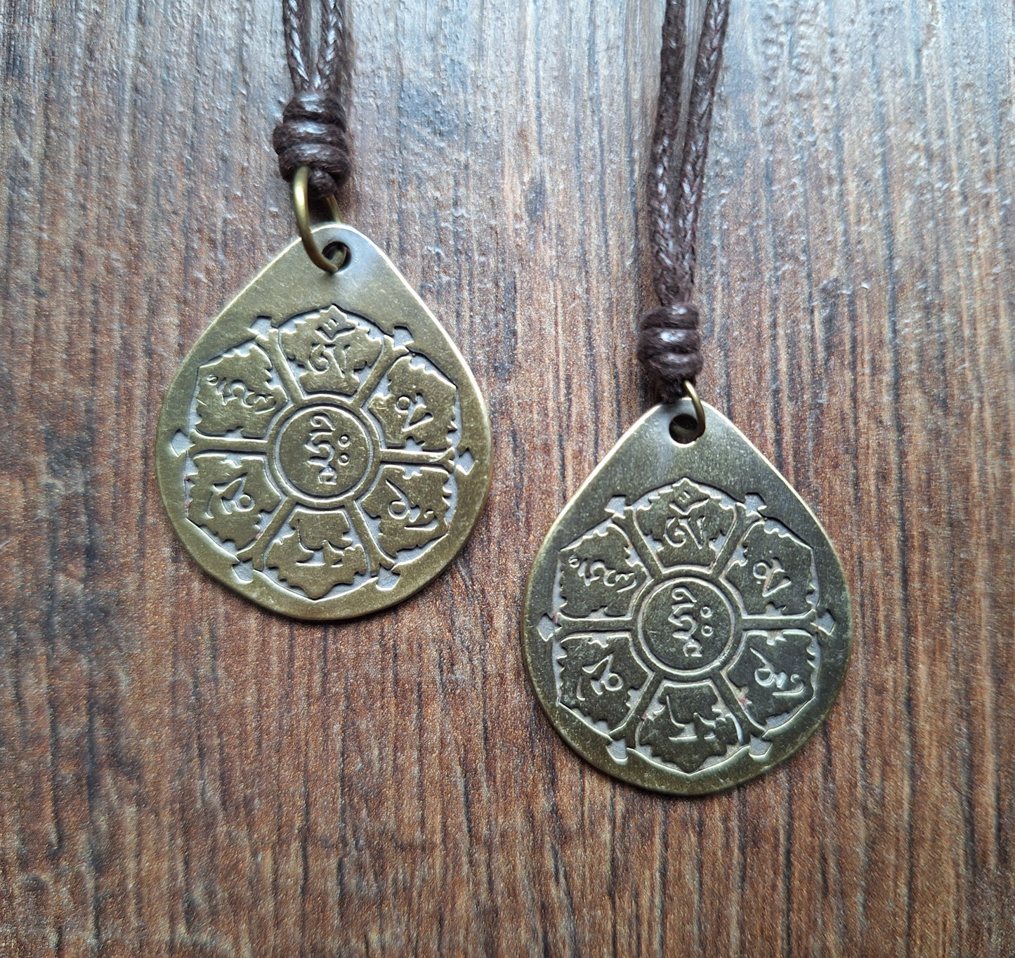 Necklace with pendant Om Mani Padme Hum