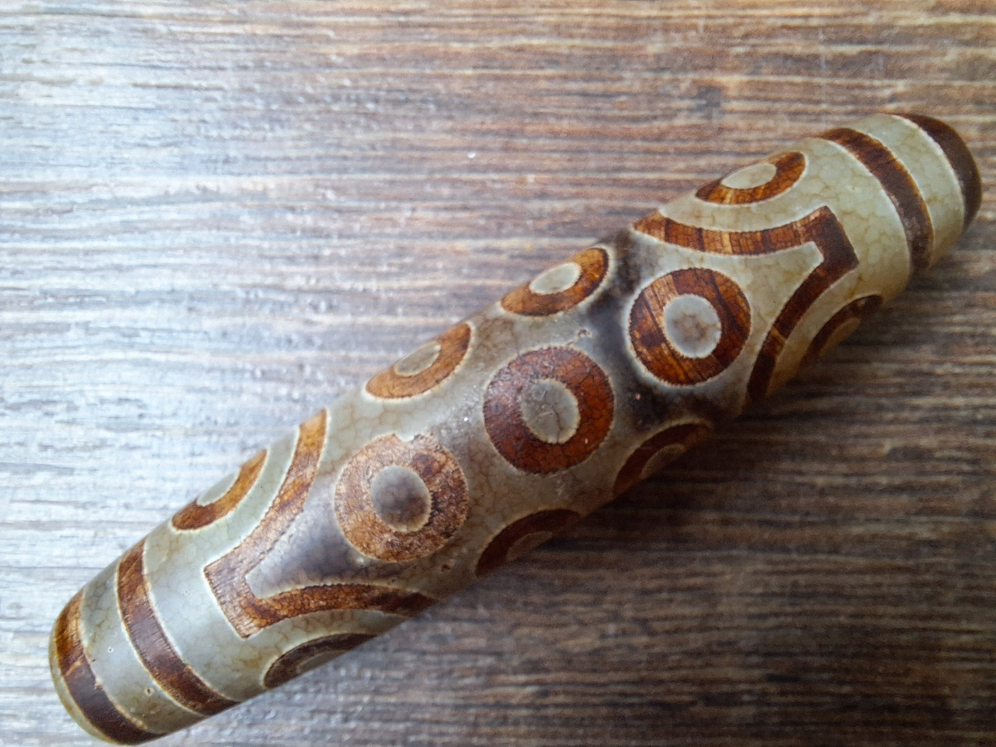 21 eye altar dzi bead #4