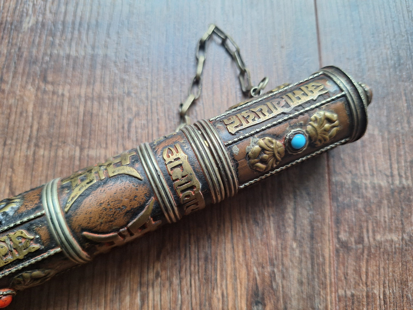 Vintage Tibetan incense holder