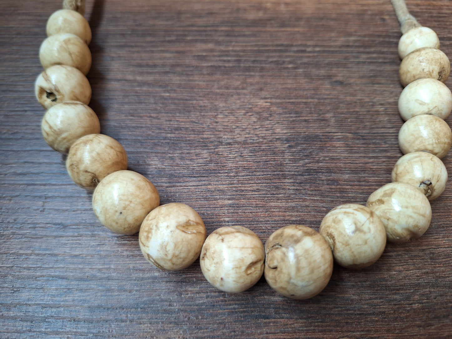 Old Nepalese conch shell necklace