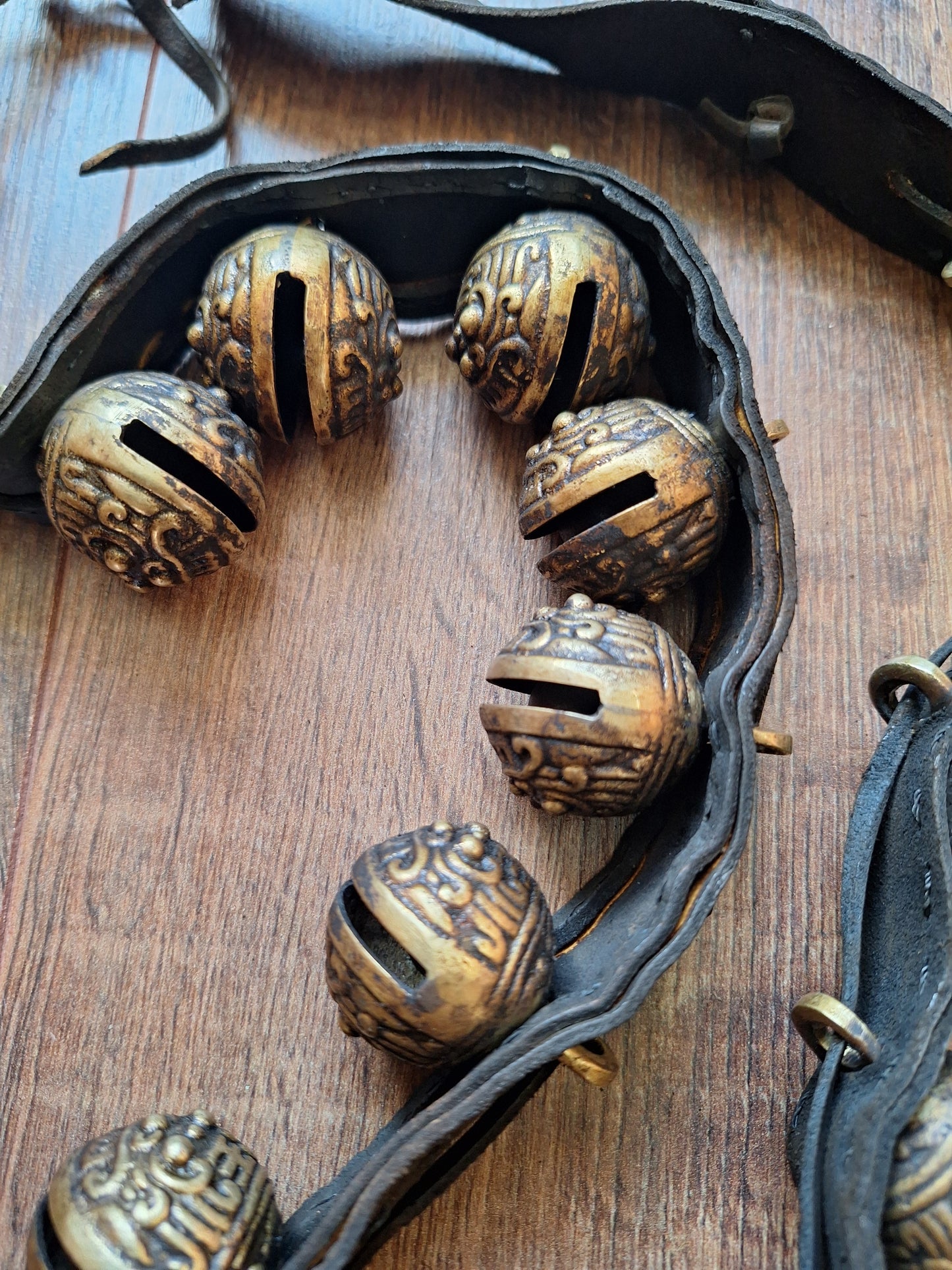 Vintage Himalayan bell strap #6