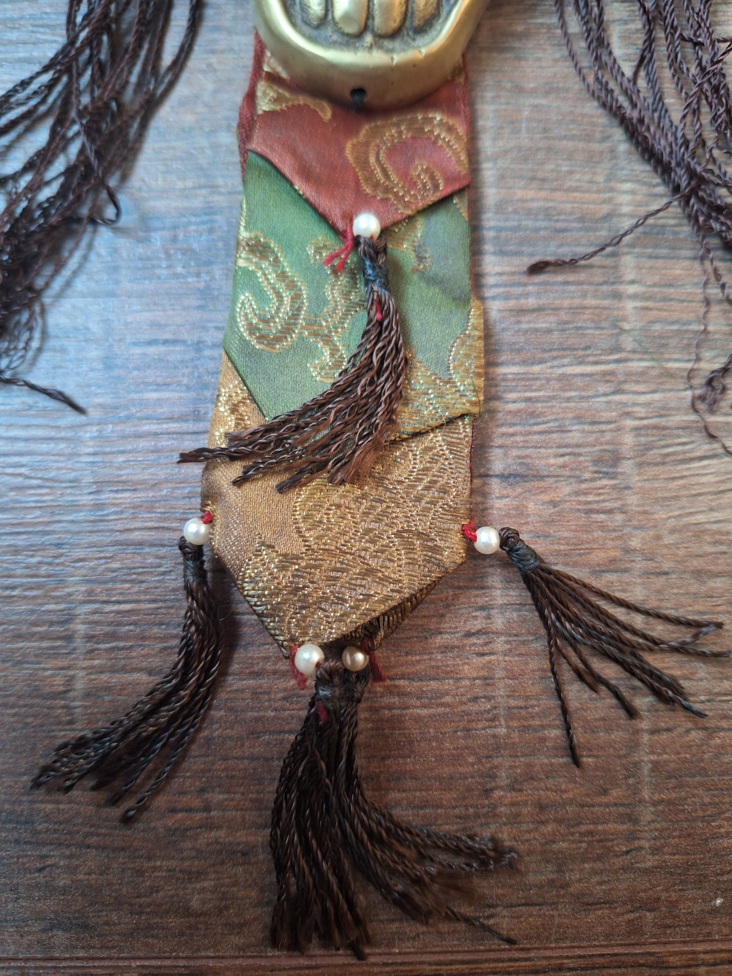 Vintage Tibetan amulet wallhanger Citipati